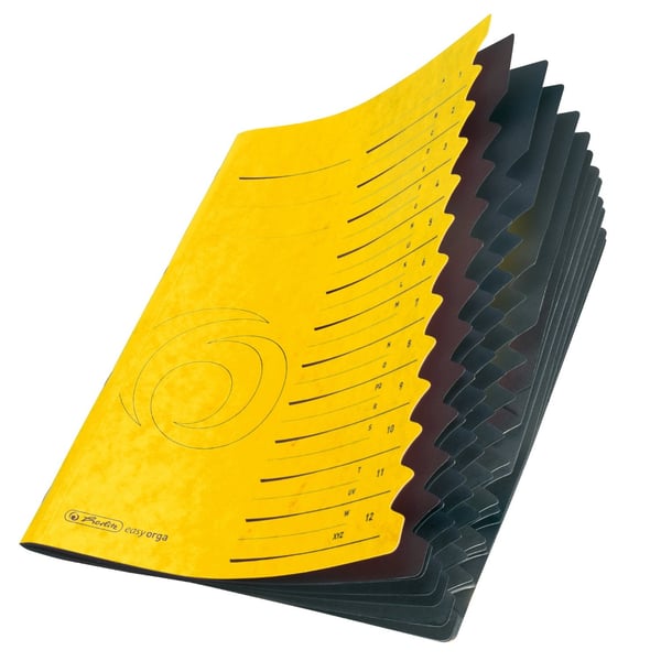 Herlitz 10843340 faneskiller Gul