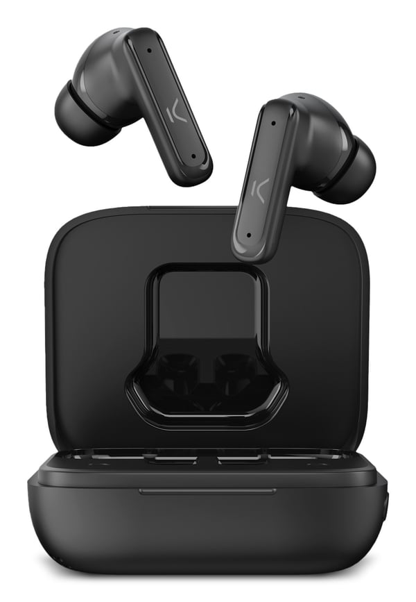 Ksix Vision Headset True Wireless Stereo (TWS) I ørerne Opkald/Musik/Sport/Hverdag Sort