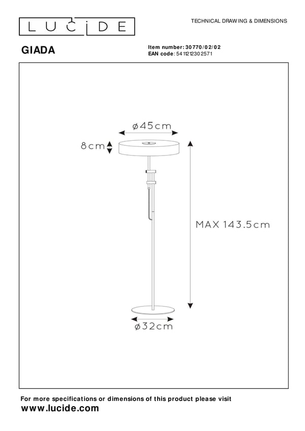 Lucide 30770/02/02 luokittelematon