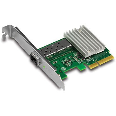 Miniatyrbillede 1 af 4: Trendnet TEG-10GECSFP netværkskort Intern Fiber 10000 Mbit/s