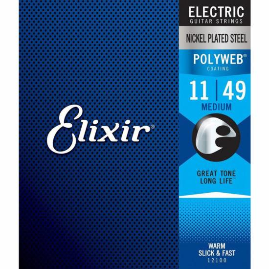 Elixir Strings 12100 musikinstrumentsträng Elektrisk 6 styck Stål Gitarr