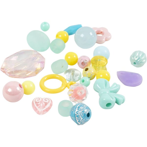 Miniatyrbillede 3 af 4: Creativ Company 61838 perle Perlemiks Plast Forskellige farver 900 stk