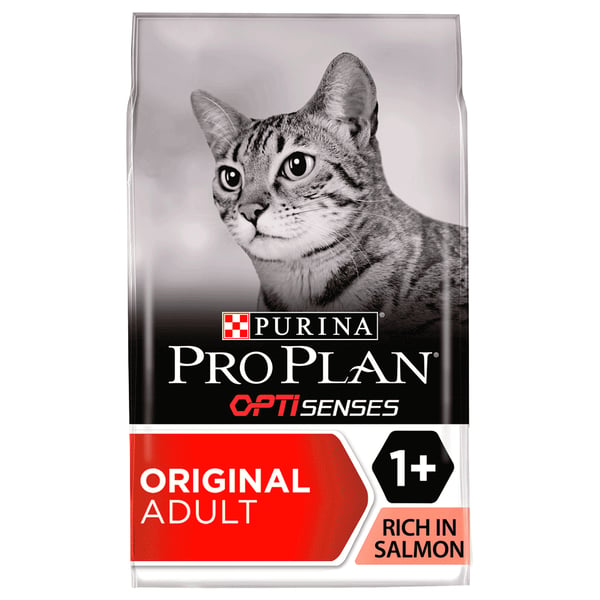Purina Original OPTISenses torrfoder till katt 3 kg Vuxen Lax
