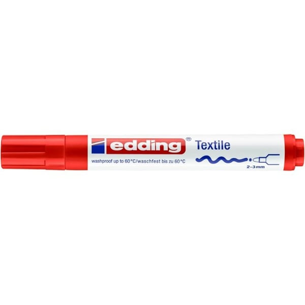 Edding 4500 markeringspennor Rundad spets Röd 1 styck