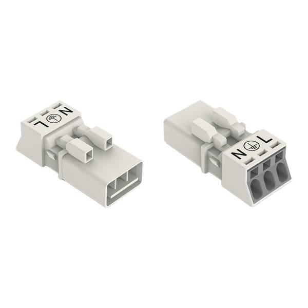 Wago 890-233 kabelsamler Hvid