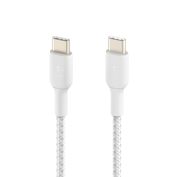Miniatyrbillede 4 af 4: Belkin BoostCharge USB-kabel USB 2.0 0,15 m USB C 60 W Hvid