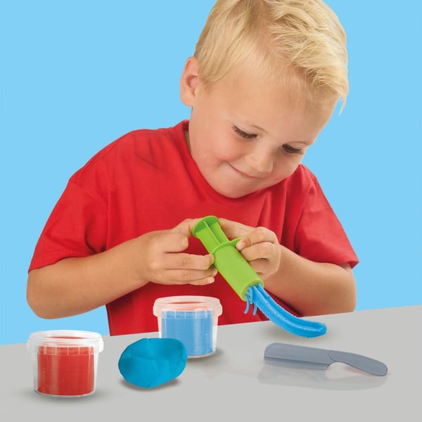 SES Creative Dough tool set Legesæt med modellervoks Flerfarvet