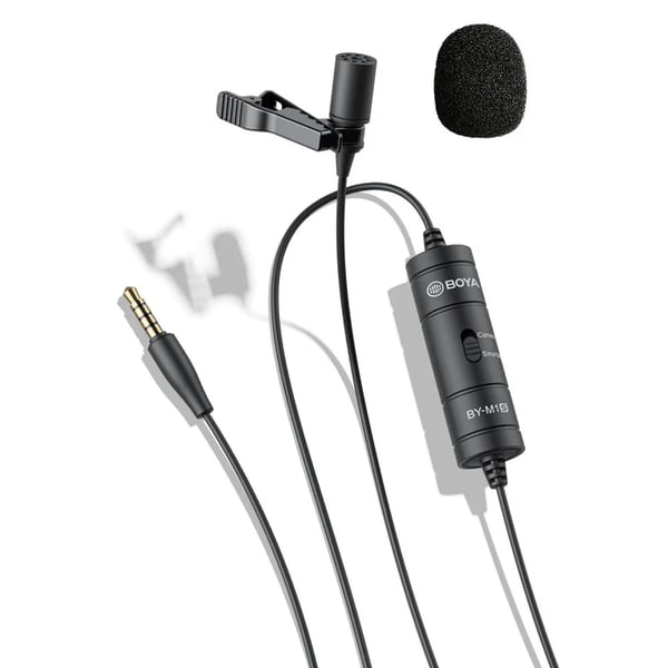 BOYA BY-M1S mikrofoni Musta Lavalier-/langaton mikrofoni