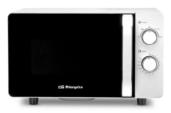 Orbegozo MI 2060 CE mikrovågsugn Svart, Vit Enbart mikrovågsugn Bänkdiskmaskin 20 l 700 W