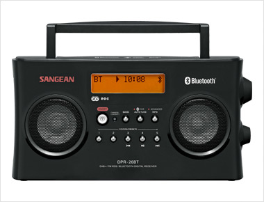 Sangean DPR-26BT Bærbar Digital Sort