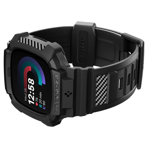 Spigen Rugged Armor Pro Kotelo Musta Termoplastinen polyuretaani (TPU)