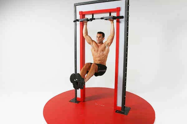 IRON GYM Xtreme chin up-stång 100 kg Svart, Grå Dörr