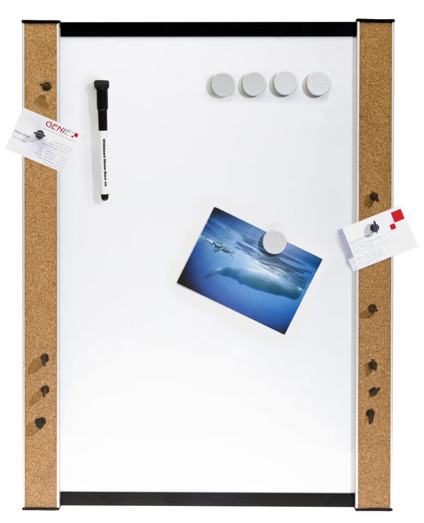Miniatyrbild 2 av 2: Genie 11213 whiteboardtavla Kork Magnetisk