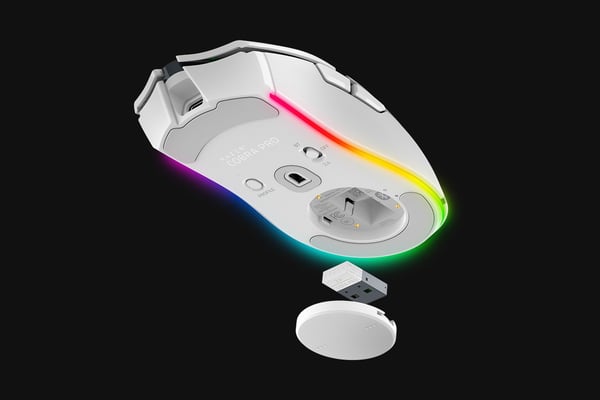 Razer Cobra Pro mus Spil Højre hånd RF Wireless + Bluetooth + USB Type-C Optisk 30000 dpi