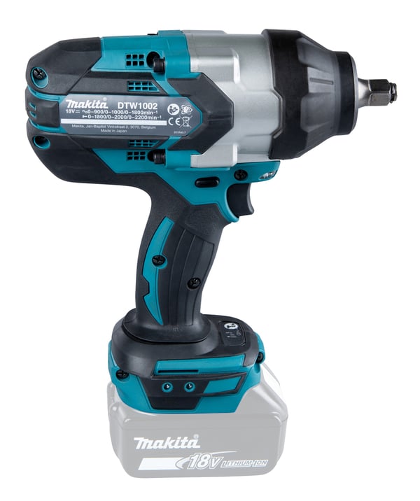 Miniatyrbild 3 av 16: Makita DTW1002ZJ skruvdragare och slagskruvmejsel 1800 RPM Svart, Grön