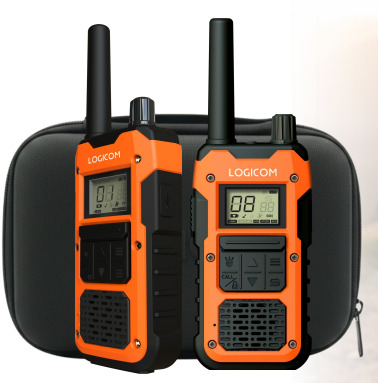 Logicom EXTREME tvåvägsradio Svart, Orange