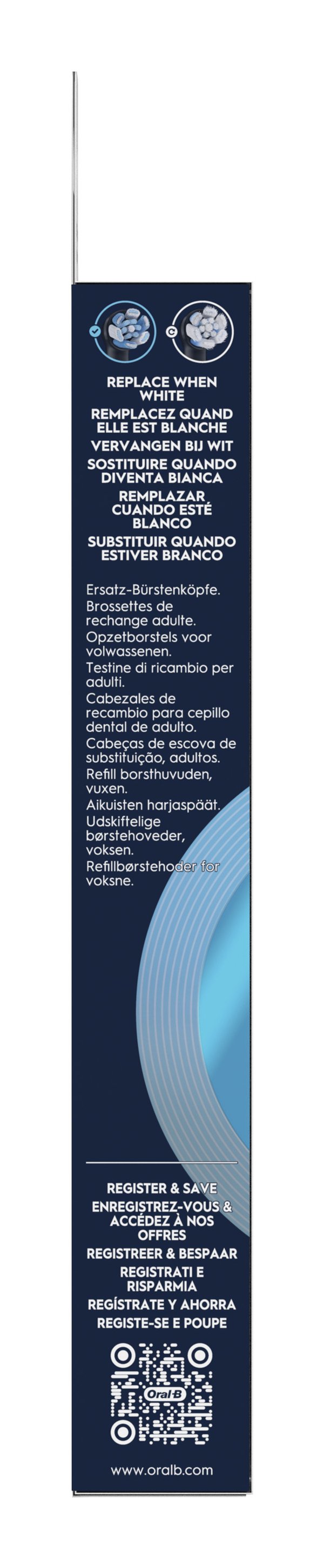 Oral-B 80782592 børstehoved til elektrisk tandbørste 2 stk Sort