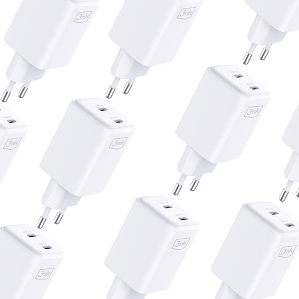 Miniatyrbillede 4 af 7: 3MK 5903108666633 oplader til mobil enhed Universel Hvid Vekselstrøm Hurtig opladning Indendørs