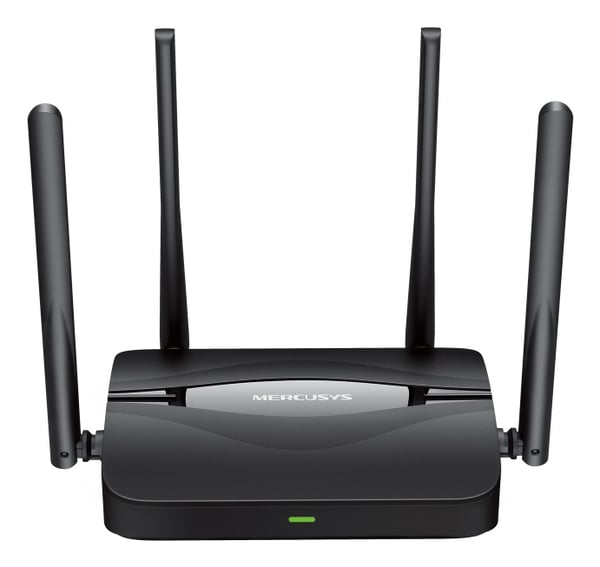 Miniatyrbillede 1 af 3: Mercusys MR25BE trådløs router Gigabit Ethernet Dual-band (2,4 GHz / 5 GHz) Sort
