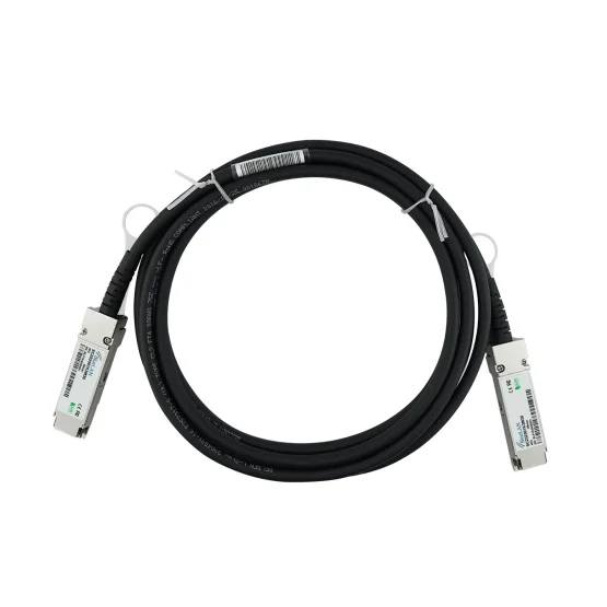 BlueLan PAN-QSFP-DAC-3M-BL InfiniBand og fiberoptisk kabel Sort