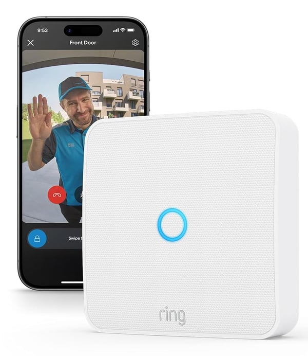 Amazon Ring Intercom Video video samtalesystem Hvid