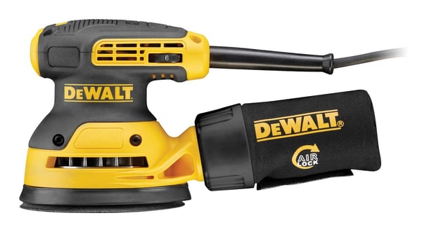 Miniatyrbillede 1 af 26: DeWALT DWE6423-QS transportabel slibemaskine Rystepudser 12000 OPM Sort, Gul 280 W