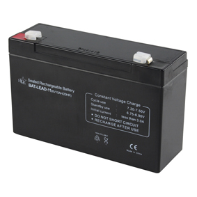 Miniatyrbillede 5 af 5: HQ Lead-Acid 6V 10Ah Blybatterier (VRLA)
