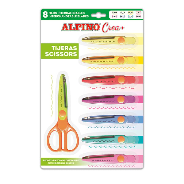 Alpino PT0030 kontorssax Pysselsaxar Figursnitt Multifärg Alpino PT0030 kontorssax Pysselsaxar Figursnitt Multifärg