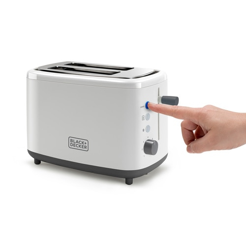 Black & Decker BXTO820E brödrostar 7 2 skivor 820 W Vit