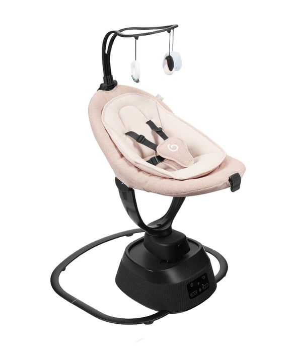 BabyMoov A055021 baby gyngestol Sort, Lyserød BabyMoov A055021 baby gyngestol Sort, Lyserød