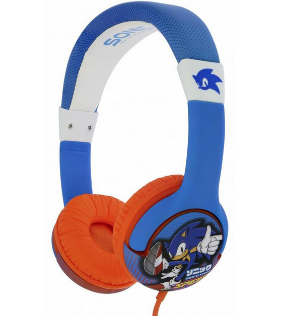Miniatyrbild 1 av 5: OTL Technologies SEGA Sonic the Hedgehog Kids Hörlurar Kabel Huvudband Spela Multifärg