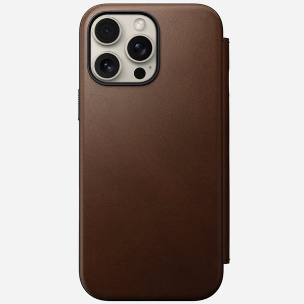 Nomad NM01674085 mobiltelefon etui 17,5 cm (6.9") Folie Brun