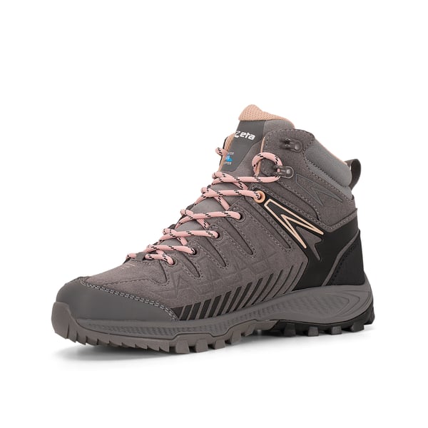 Miniatyrbillede 3 af 6: Trezeta THUNDER LEATHER MID W'S WP Voksen Grå, Rose