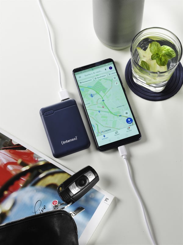 Intenso XS5000 Lithium polymer (LiPo) 5000 mAh Blå