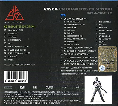 Pikkukuva 2 / 3: Universal Nessun Pericolo... Per Te - Vasco Modena Park Edition DVD/CD Pop Vasco Rossi