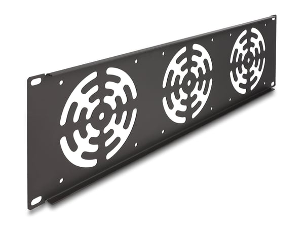 Miniatyrbild 3 av 3: DeLOCK 66747 rack tillbehör Fläktpanel