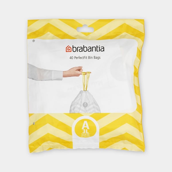 Brabantia Affaldspose Dispenserpakke PerfectFit Poser 3 L (A) 40 stk
