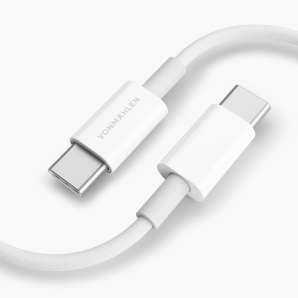 Vonmählen CCA00002 USB-kabel USB 2.0 2 m USB C 60 W Hvid