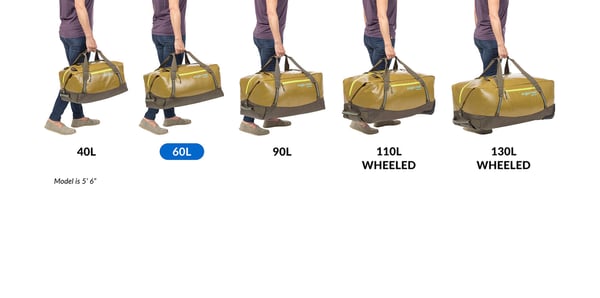 Miniatyrbillede 3 af 7: Eagle Creek Migrate køjesæk 60 L Polyester, Termoplastisk polyurethan (TPU) Blå