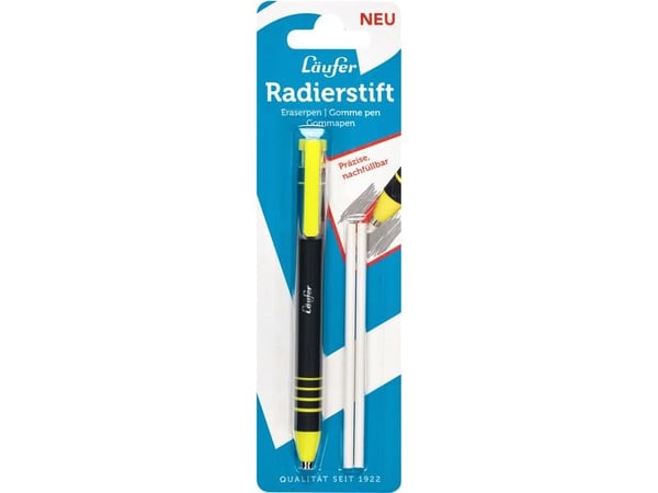 Laufer 69542 viskelæder Plast Gul 3 stk