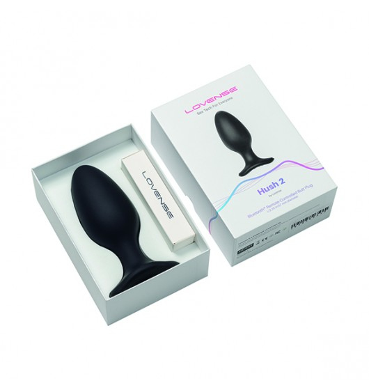 Miniatyrbillede 4 af 4: Lovense Hush 2 Butt plug Sort 1 stk