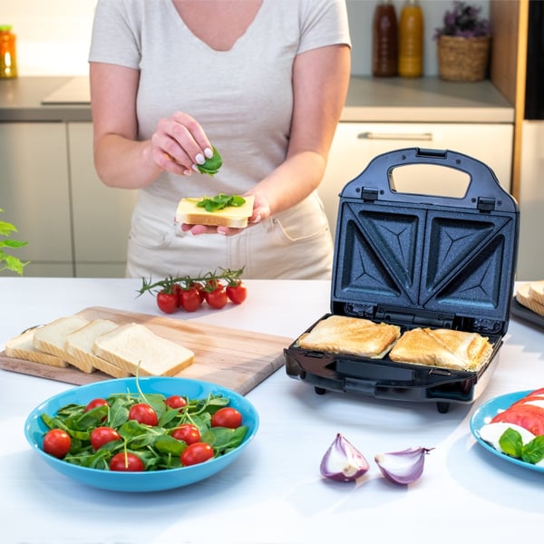 Miniatyrbillede 2 af 12: Zelmer ZSM7900 sandwichtoaster Sort