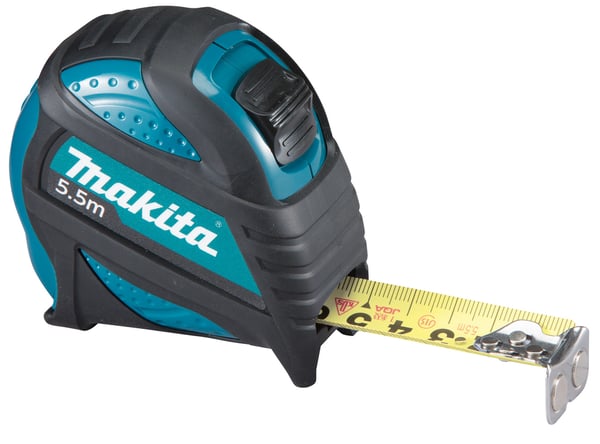 Miniatyrbillede 1 af 6: Makita B-57146 målebånd 5,5 m Sort, Blå