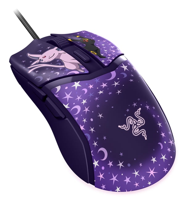 Razer Cobra – Espeon & Umbreon Edition mus Spil Højre hånd USB Type-A Optisk 8500 dpi