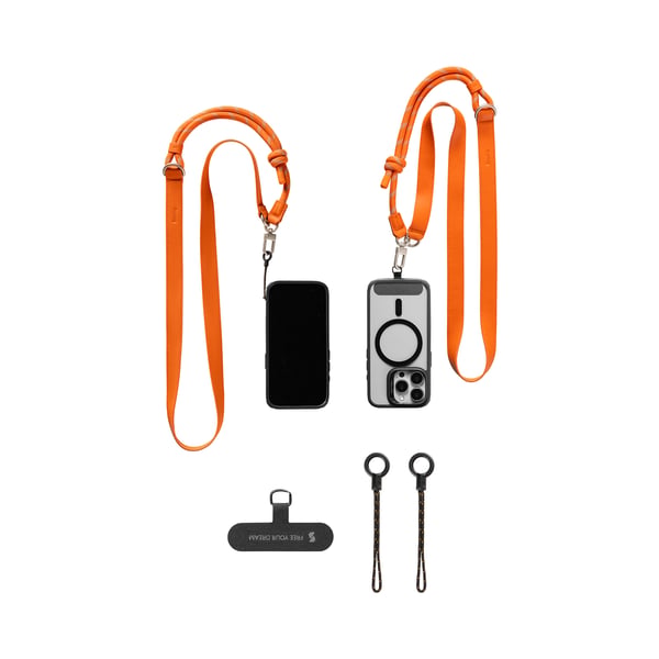 Miniatyrbillede 2 af 2: SmallRig FilMov strop Mobiltelefon Ægte læder, Nylon, Rustfrit stål Orange
