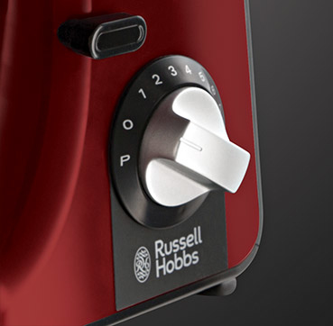 Russell Hobbs 23480-56 røremaskine og mikser Bordmixer 1000 W Sort, Rød