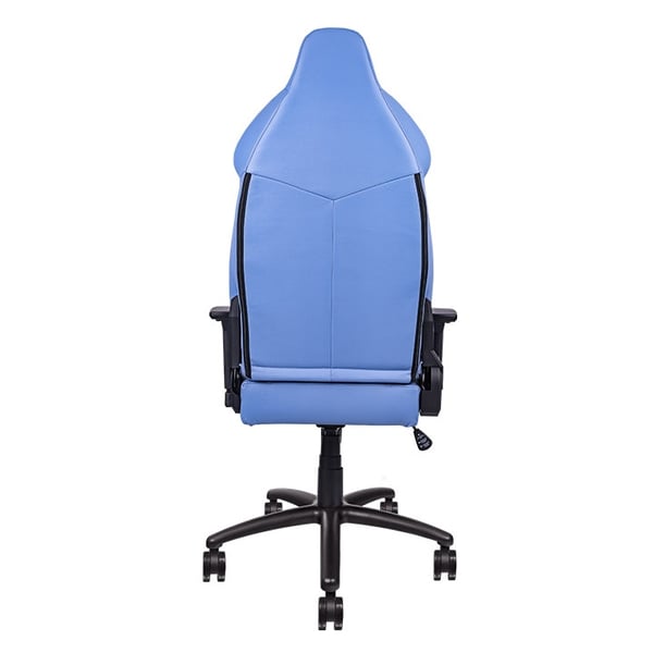 Miniatyrbillede 3 af 5: Thermaltake GGC-VCO-LWLWDS-01 video spillestol Gaming lænestol Polstret sæde Blå, Hvid