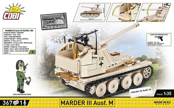 COBI Marder III Ausf.M (Sd.Kfz.138)