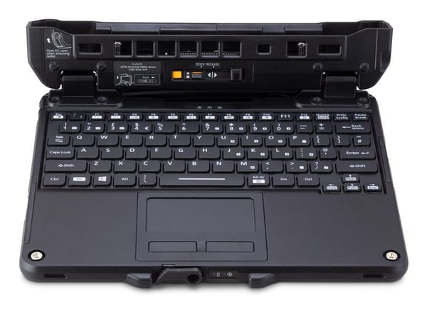 Panasonic FZ-VEKG21LG tastatur til mobil enhed QWERTZ Tysk Sort