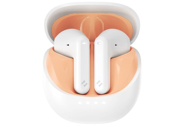Miniatyrbillede 1 af 4: Havit 6939119080792 hovedtelefoner/headset True Wireless Stereo (TWS) I ørerne Opkald/musik Bluetooth Orange, Hvid